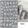 Belleza Completa Transfronteriza Nuevas Pegatinas para Uñas Navidad Ángel Papá Noel Oso Muñeco de Nieve Pegatinas para Uñas