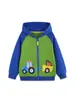 Nueva Chaqueta cárdigan con capucha para niño de otoño con patrón de bordado estampado Soporta procesamiento OEM personalizado con dibujos y muestras