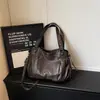 Bolso Minimalista de Gran Capacidad para Mujer 2026 Nuevo Vintage Versátil Bolso Cruzado Casual Hombro Viajero Bolso Tote
