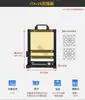 Chasis Abierto Matx Rack para Chasis de Computadora Aleación de Aluminio Atx Creativo Personalizado Itx Escritorio Chasis Refrigerado por Agua