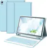 Funda protectora para tableta iPad Air11 M432 con teclado Bluetooth desmontable, funda de cuero magnética Air45 de 10.9 pulgadas