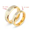 Anillo Exclusivo de la Tienda de Oro Amor Verdadero Eternidad Incrustado de Diamantes Mate Cepillado Estilo Hong Kong, Anillo de Boda de Diamante de Alta Gama para Parejas