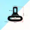 Cinturón de Seguridad de Aleación para Asiento de Coche con Conector de Hebilla Portaflexor de Hebilla de Enchufe de Seguridad Trasero para Coche