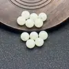 Jade Branco Natural Raiz de Bodhi Contas Soltas Contas Artesanais Lote Disperso Pulseira DIY Wen Brincar Contas de Buda Contas de Rosário Corda de Mão Lote para Bolsa