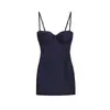 Vestido Camisola Acolchoado Estilo Europeu e Americano Garota Picante 2026 Primavera/Verão Novo Bodycon Curto de Cintura Marcada para Mulheres