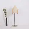 Maniquí de Medio Cuerpo Infantil con Cabeza y Manos, Soporte de Exhibición para Escaparate de Tienda de Ropa Infantil, Perchero para Tienda de Ropa de Niños y Niñas