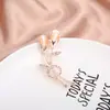 Coreano - estilo de cristal moda diamante pérola flor borboleta animal liga broche corpete acessórios de vestuário mulheres fábrica em estoque