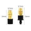 Bico Único de Névoa de 6mm Plug-In Cobre Puro Irrigação de Jardim Remoção de Pó Refrigeração Micro-Aspersão Acessórios de Irrigação por Gotejamento Bico de Atomização de Cobre
