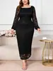 Fábrica de Origen, Vestidos Transfronterizos, Batas, Exportación de Comercio Exterior Ropa para Mujer Tallas Grandes, Pedido Mínimo de 1 Pieza