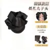 Postizo para Moño Pinza de Garra Estampado de Leopardo Goma para Recoger el Cabello Herramienta para Recogidos Postizo para Dar Volumen Moño Esponjoso Goma para Moño
