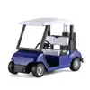Carrinho de Golfe Modelo Liga Metálica com Função Puxar para Trás Cor Azul