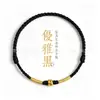 Pulsera de Oro Puro 999 con Cuentas de la Suerte, Hilo Rojo para el Año de Nacimiento, Mes Completo del Bebé, Adulto, Ceremonia de Apertura, Joyería de Oro, Regalo Casual