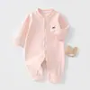 Mameluco de terciopelo de una pieza para recién nacido, mameluco de bebé sin costuras, mameluco de bebé Clase A para primavera y otoño