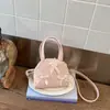 Bolso Estilo Nuevo 2026 Mini Bolso Macarrón para Labial para Mujer Lindo Bolso con Lazo para Hombro Bolso Cruzado
