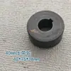 Máquina de empaque semiautomática/totalmente automática de doble motor con rodillo de presión de alimentación y retorno de rueda de goma roja de 39.5/41/60/80 mm