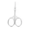 Tijeras para Cejas al por Mayor, Tijeras de Belleza de Acero Inoxidable, Tijeras para Pelos de la Nariz, Tijeras Afiladas para Maquillaje, Herramientas de Belleza, Tijeras Pequeñas para Recortar Cejas