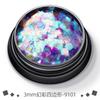 Venta al por mayor transfronteriza de lentejuelas brillantes láser cuadradas cuadriláteras de 3 mm, gotas de maquillaje de ojos mágicas ultrafinas de pegamento para joyería de uñas