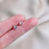 Pendientes de plata 925 sencillos y modernos de verano 2022, pequeños y elegantes pendientes de estilo celebridad de Internet, pendientes exquisitos para mujer.