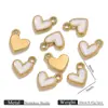 Acero Inoxidable Goteo de Aceite Pequeño Colgante de Amor DIY Colgante Pequeño para Teléfono Móvil Accesorios de Joyería Pulsera de Corazón de Melocotón Colgante para Pendientes Lote