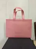 Bolsas no tejidas listas para usar, bolsas de compras publicitarias, bolsas tridimensionales de mano ecológicas termoselladas, bolsas no tejidas laminadas, hechas a medida