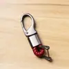 Cuerda Trenzada Simple con Hebilla de Pico de Águila Grabada con Láser Colgante Llavero de Coche Llavero Creativo con Hebilla de Herradura Venta al por Mayor