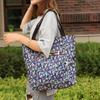 Bolsa Tote Plegable de Dibujos Animados de Flores Transfronteriza Forrada Bolsa de Compras Bolsa de Almacenamiento Portátil Bolsa Plegable Bolsa de Compras para Verduras