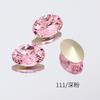 Accesorios para Uñas Dongzhou Colección Rosa Oscuro Fondo Puntiagudo Vidrio K9 de Alta Calidad Mariposa Diamante Grande Brillante Estilo Popular de Celebridad de Internet