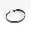 Pulsera de Acero Inoxidable Trenzada con Cable de Acero Abierta Elástica para Joyería, Electrochapada al Vacío, de Venta Caliente Transfronteriza, en Stock, al por Mayor