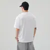 Camiseta con Estampado Retro Trendy Americano para Hombre de Manga Corta Verano 2026 Nueva Llegada Marca Trendy Holgada Media Manga Top Casual
