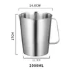 Copo Medidor Aço Inoxidável 304 Balança Copo Medidor Xícara de Café Copo Medidor para Chá com Leite Bule Copo Medidor para Assar