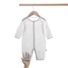 Mameluco de Verano para Recién Nacido, Mono Delgado de Manga Larga para Bebé Estilo Verano, Mono de Dormir Floral 100% Algodón