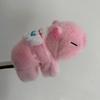 Capibara Celebridad de Internet Anillo a Presión Enrollado a Mano Capibala Moviendo la Cola Pulsera Juguete de Peluche Muñeca Muñeca de Máquina Regalo