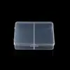 Caixa de Embalagem Plástica Transparente para Miçangas, Caixa de Exibição à Prova de Poeira com Ferragens Espessadas, Organizador de Peças e Acessórios com Tampa