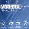 Plantilla de Pintura Recortada con 36 Letras Digitales para Amazon Transfronterizo, Plantilla Auxiliar para Copia de Imágenes DIY, Estampado por Frotamiento