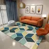 Nueva Alfombra de Piso Sala de Estar Dormitorio Lujo Ligero Alta Calidad Simple Cobertura Total Sofá Alfombra de Piso Grande Mesa de Café Limpiable Alfombra de Mesita de Noche