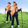 Jaqueta de Veludo Personalizada Xinmengyuan para Outono e Inverno para Jardim de Infância, Uniforme Escolar, Jaqueta Infantil, Novo para Alunos do Ensino Fundamental e Médio, Capuz Removível
