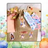 Nuevo Set de Bolsas de Regalo de Pascua Bolsa con Cordón para Dulces Decoración de Fiesta Bolsa con Cordón de Arpillera Lista para la Venta