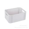 Venta de Bajo Precio Cesta de Almacenamiento Rectangular Cesta de Almacenamiento para Artículos Varios de Cocina Baño Cesta de Almacenamiento de Plástico Multifuncional de Escritorio