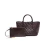 Bolso Tejido Artesanal Vintage Francés Cesta Portátil para Verduras Bolso para Mujer 2025 Nuevo Bolso de Hombro Cruzado de Gama Alta Combinable con Todo