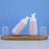 Botella cónica ovalada de plástico con espuma para pasta de dientes infantil de 60 ml, botella de espuma medicinal ginecológica, botella de espuma cosmética