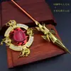 Anime Nezha Periférico Pistola de Fuego Giroscopio de Pulgar Hot Wheels Manualidades Accesorios Modelo Adornos de Metal No Filoso