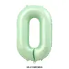 Comercio Exterior Transfronterizo Globos Digitales Retro de Color Versión Americana de 40 pulgadas Decoración para San Valentín Cumpleaños Globos de Papel de Aluminio