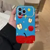 Funda Artística de Rodaja de Manzana para Teléfono Adecuada para iPhone 17 Pro, Apple 16/13, Cubierta Protectora Anti-Caídas con Ventana Grande