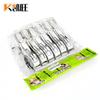 Kaiwang fabricantes de aço inoxidável 12cm colcha de retalhos à prova de vento lençol de colcha clipe de capa de roupas clipe de colcha de aço inoxidável