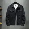 Jaqueta Jeans Masculina Marca da Moda Primavera e Outono Jaqueta Casual Masculina Estilo Coreano Slim-fit Fashionável Versátil Jaqueta Masculina