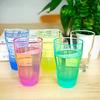 Taza de Agua de Silicona Líquida Taza de Agua de Alta Permeabilidad Color Caramelo Taza de Agua de Silicona Semipermeable a Prueba de Caídas Taza de Agua Creativa para el Hogar