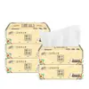 Qingfeng papel de bombeo Europa puro 3 capas 100 hojas papel higiénico de bombeo pañuelo doméstico puntos franqueo multi-provincia una generación