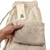 Pantalones Cortos de Lino y Algodón de Color Sólido Estilo Chino para Hombre de Verano, Rectos Sueltos Delgados Cintura Elástica Casuales de Lino Venta al por Mayor