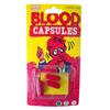 Decoración de Halloween, juguete de parodia de persona completa, píldora de sangre falsa, cápsula de simulación de píldora de sangre, accesorios de actuación de mascarada