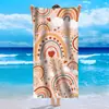 Item popular de comércio exterior: Toalhas de Praia Europeias e Americanas, Toalhas de Banho de Praia e Piscina para o Verão ao Ar Livre, Toalhas Esportivas para Yoga, Personalizáveis